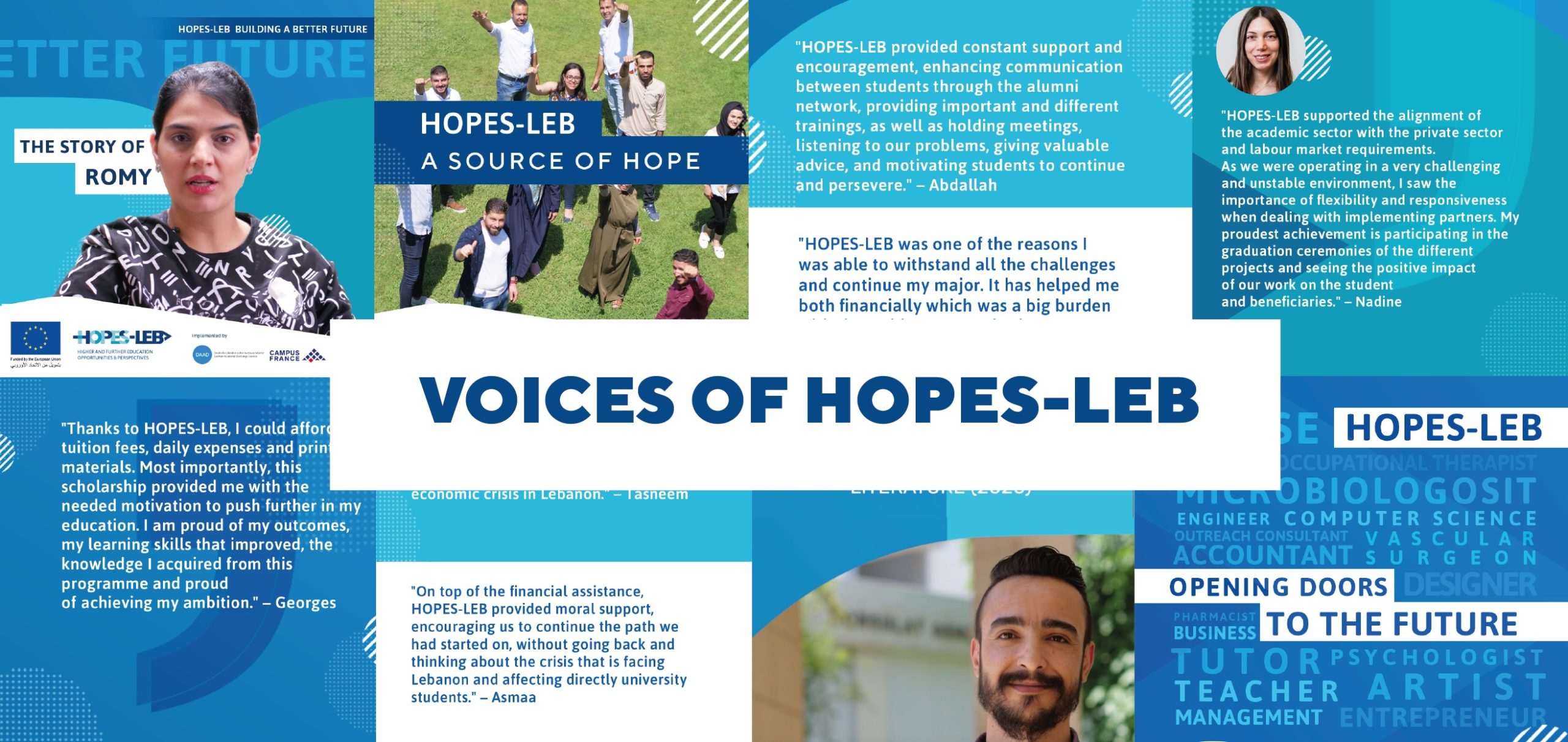 Discover all the HOPES-LEB stories